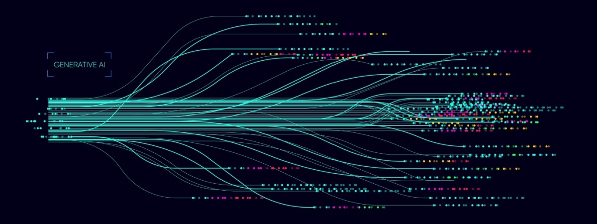 Artificial intelligence, LLM, Big data, technology, AI, data transfer, large language model, generative AI-Shutterstock_2441124277